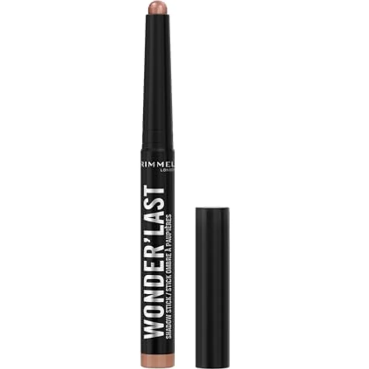 Rimmel London Wonder'Last 003 Copper Wink Lidschattenstift, vibrierende und beeindruckende Farbe, einfach aufzutragen, angenehme Textur, ultra-cremige Formel, vegane Formel, 1,64 g