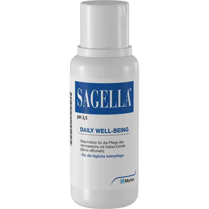 SAGELLA pH 3,5 Waschemulsion 250 ml, Intimwaschlotion für tägliche Pflege und Schutz des Intimbereichs