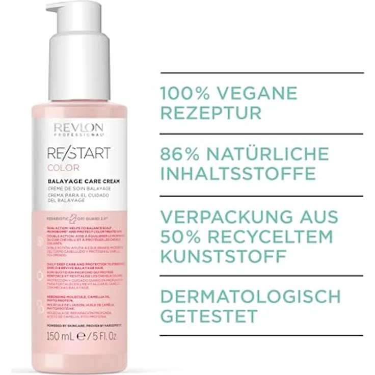 REVLON PROFESSIONAL RE/START COLOR Balayage Pflegecreme - Vegane Leave-In Pflege für stärkeres, geschmeidigeres Balayage gefärbtes Haar, 150 ml – Bild 4