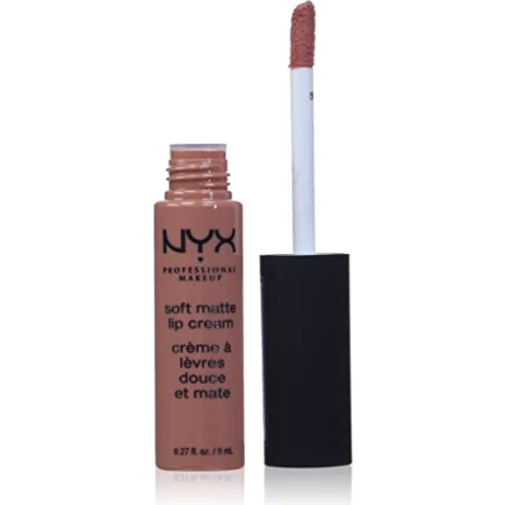NYX Professional Makeup Wedding Soft Matte Lip Cream Lippenstift, 8 ml, Farbe 02 - STOCKHOLM, feuchtigkeitsspendend mit langanhaltendem Finish – Bild 1