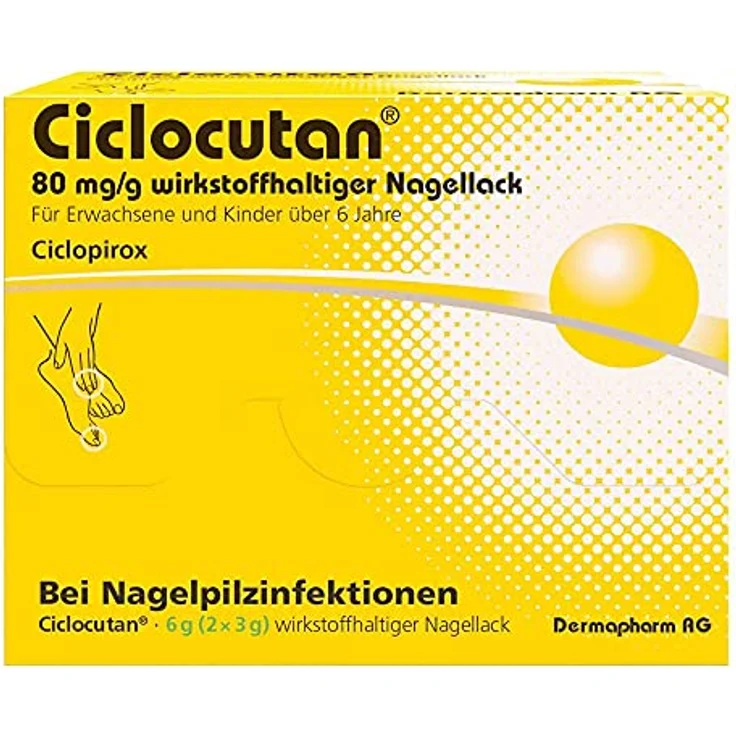 CICLOCUTAN 80 mg/g wirkstoffhaltiger Nagellack 6 g – Bild 2