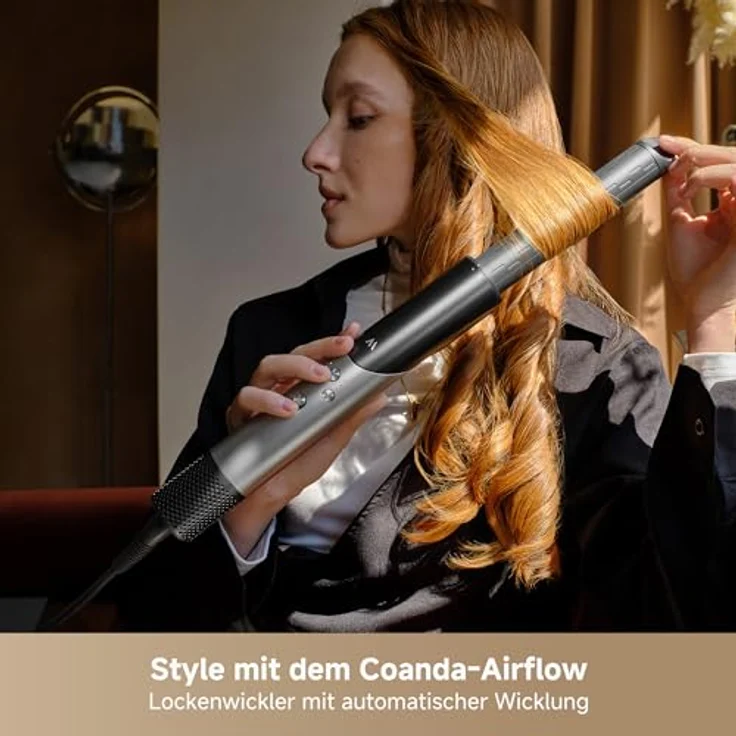 MOVA Master 10 All-in-One-Airstyler, vielseitiger Haarstyler mit intelligenter Wärmetechnologie, pink – Bild 3