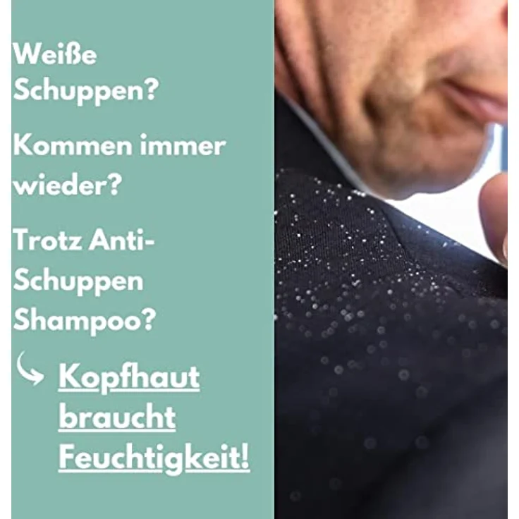 beneví NACHTKUR für trockene Kopfhaut, Lotion gegen Juckreiz und Schuppen, feuchtigkeitsspendende Haarmaske mit Panthenol und Zinkgluconat – Bild 3