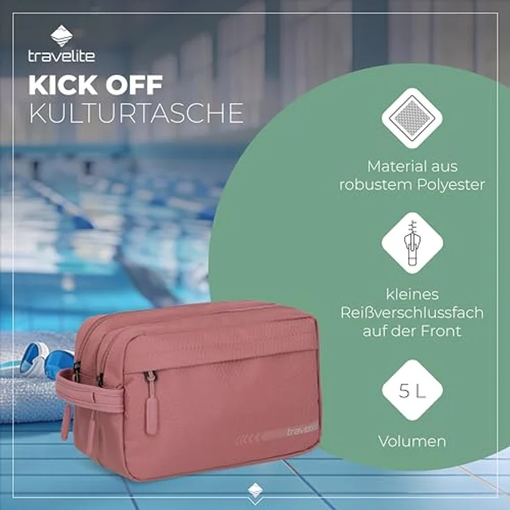 travelite Kick Off Kulturtasche 26 cm – Bild 3