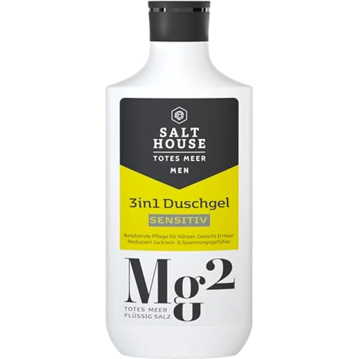 Salthouse Totes Meer Männer 3in1 Duschgel Sensitiv, für Körper, Gesicht & Haar, feuchtigkeitsspendend mit Panthenol & Algenextrakt, dermatologisch getestet, 250 ml – Bild 2