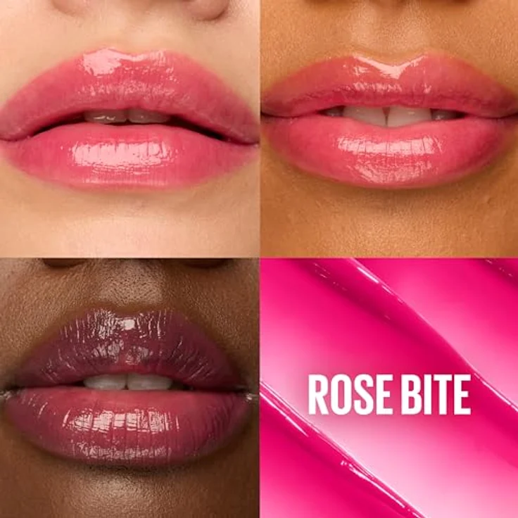 MAYBELLINE NEW YORK Lifter Glaze, Tönender Lippenbalsam mit intensivem Glanz, 003 Rose Bite, 2.8 g – Bild 2
