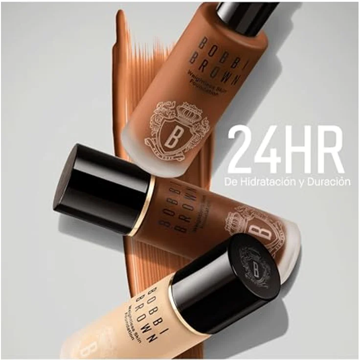Bobbi Brown Weightless Skin Foundation SPF 15, langanhaltendes Make-up mit feuchtigkeitsspendender Wirkung, Farbton Ivory, 30 ml – Bild 3