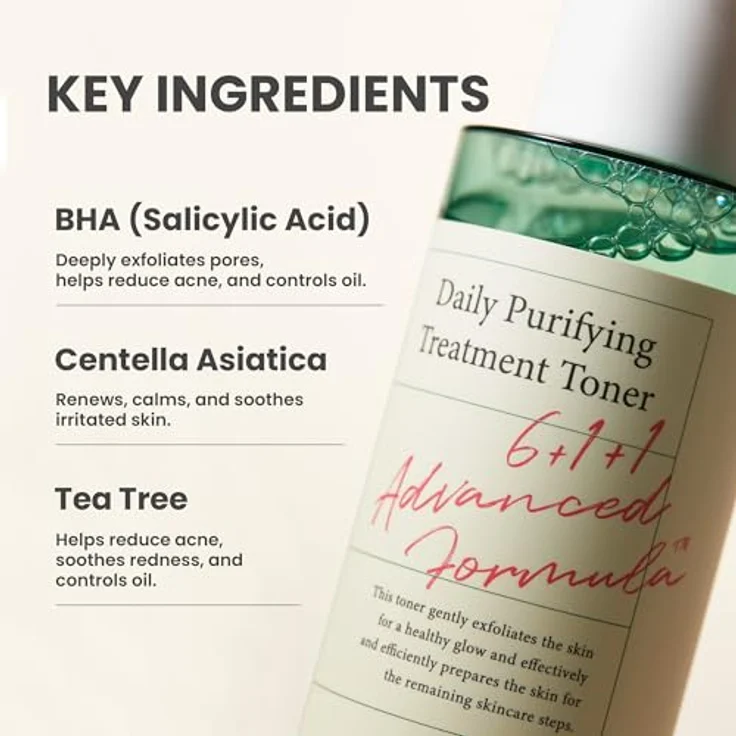 AXIS-Y Daily Purifying Treatment Toner 200ml, Toner for Clearer Skin with Soothing Properties – Bild 3