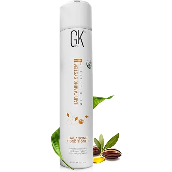 GK HAIR Global Keratin Balancing Conditioner (300ml/10.1 Fl Oz) Für fettiges & farbbehandeltes Haar Tägliche Anwendung nach dem Shampoo Conditioning Tiefenreiniger & Unreinheiten Entferner Stellt – Bild 1