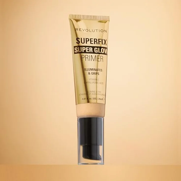 Revolution Superfix Super Glow, aufhellender Make-up Primer mit Hyaluronsäure und Vitamin C, 24 ml – Bild 4