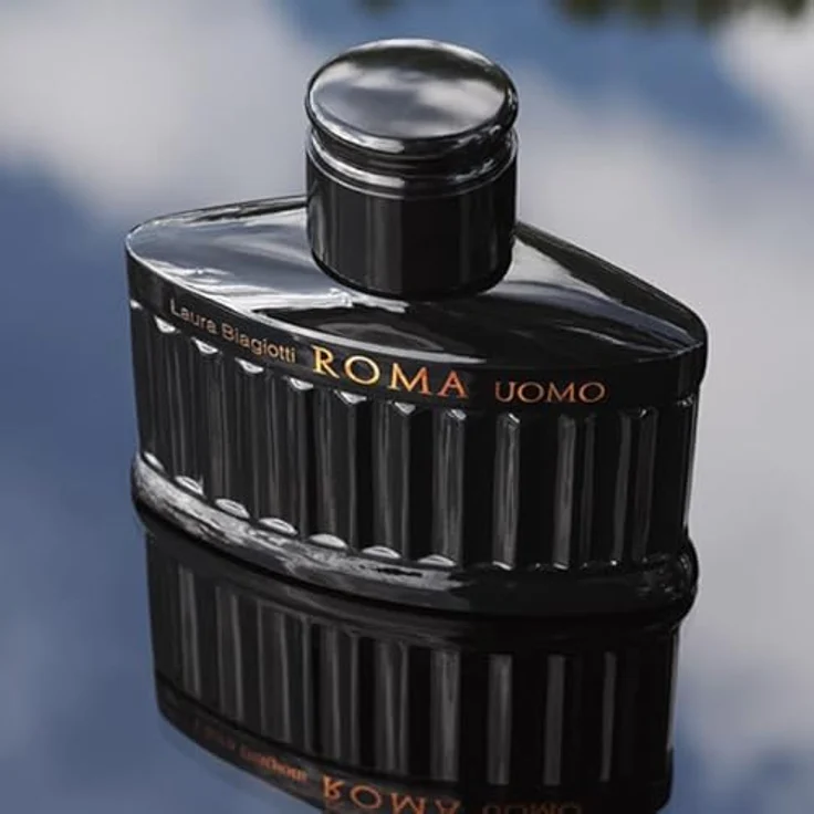 Laura Biagiotti Roma Men Extreme Black, Herrenduft in 75ml, elegante Flasche im designorientierten Stil – Bild 4