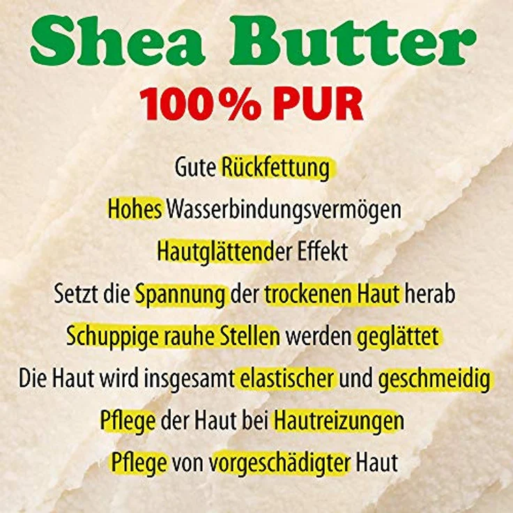 Pharma-Peter SHEA BUTTER unraffiniert und vegetarisch 100% pur, 100 g – Bild 3