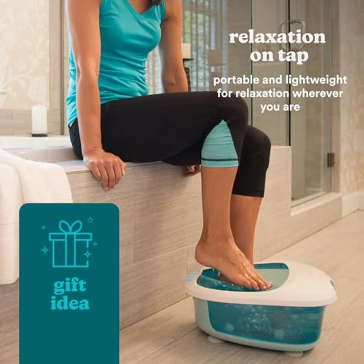 HoMedics FS-250-EU Spa Deluxe Fußsprudelbad mit Heizung – Bild 8