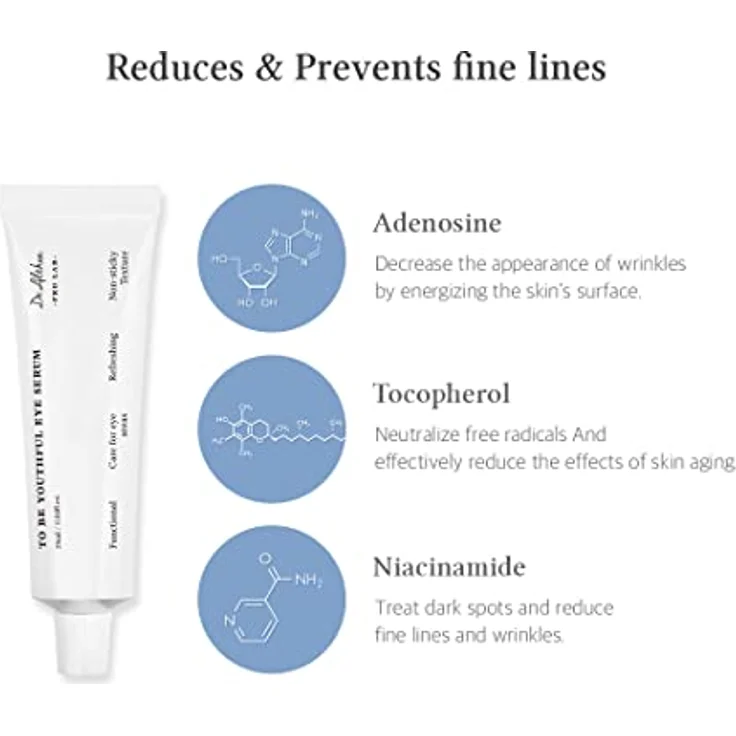 Dr. Althea To Be Youthful Eye Serum, 25ml - Leichtes, nicht fettendes Augenserum mit tiefenhydratisierenden Inhaltsstoffen und antioxidativen Pflanzenextrakten – Bild 4