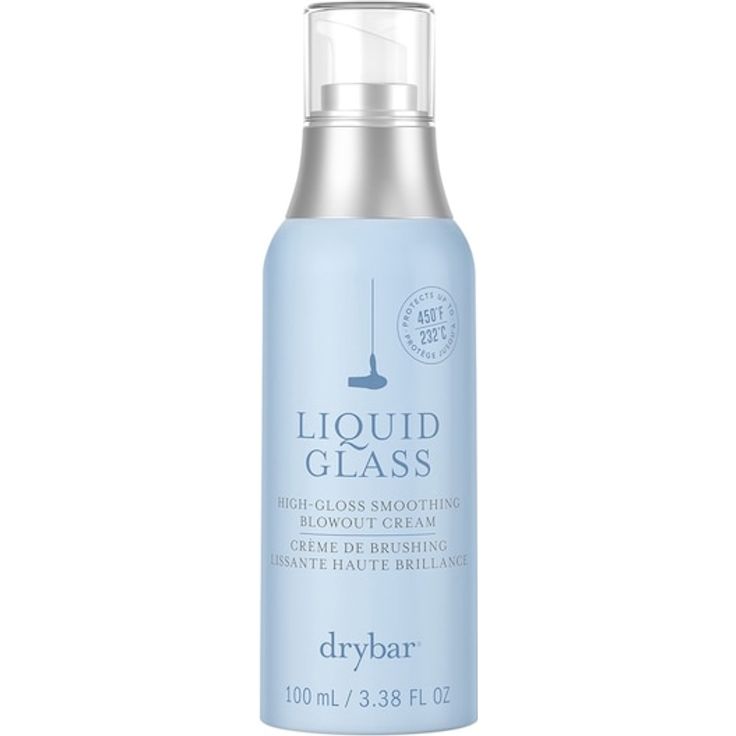 Drybar Liquid Glass High-Gloss Smoothing Blowout Cream, Haarcreme mit Hitzeschutz bis 232°C, 100 ml