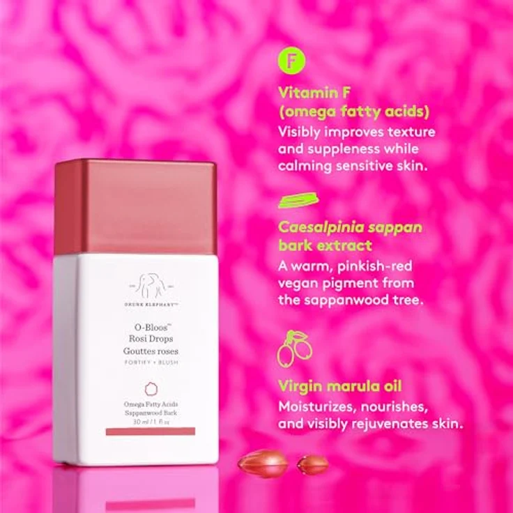 Drunk Elephant O-Bloos Rosi Drops Glow Serum 30 ml – Bild 6