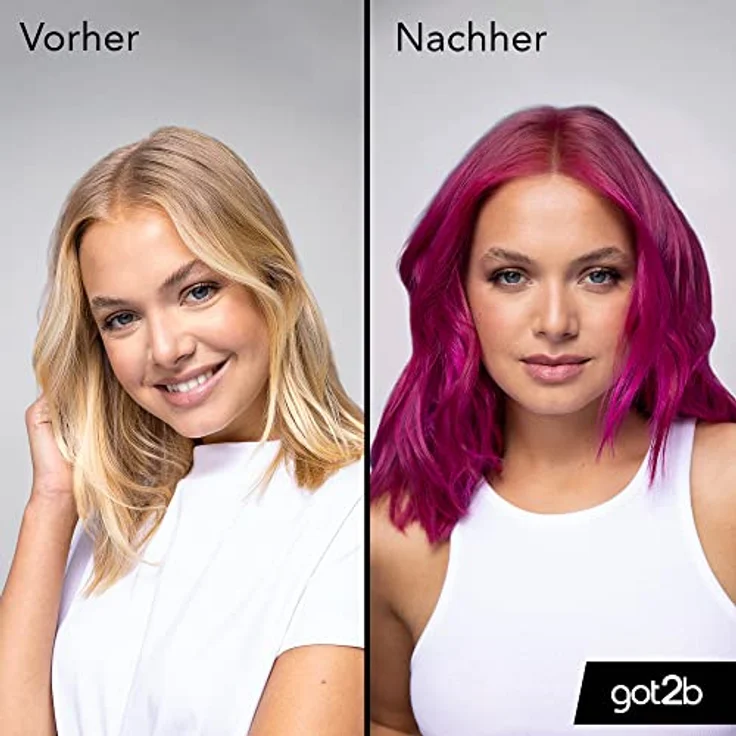 got2b Color Mask! Pink (150 ml), temporäre Haarfarbe für Farb-Boost & intensive Pflege in nur 5 Minuten, auswaschbare Haarfarbe mit pflegendem Kokos-Öl – Bild 5