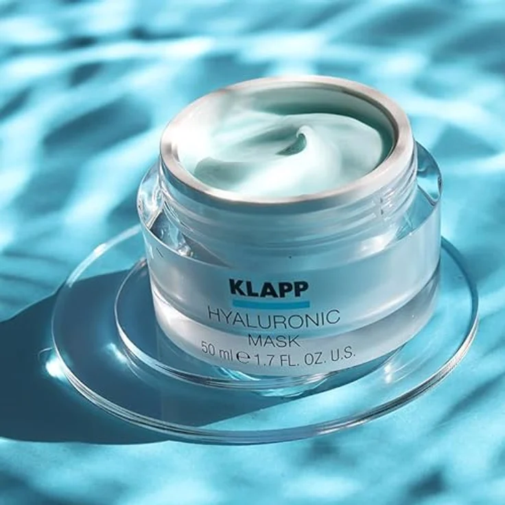 Klapp Hyaluronic Mask 50 ml, straffende und feuchtigkeitsspendende Wirkung, Kühlend, pflegend – Bild 3