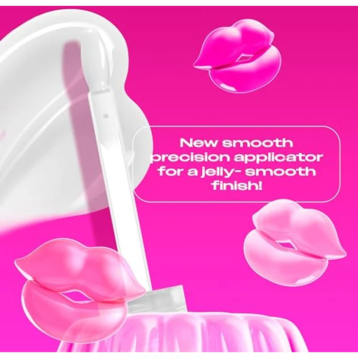 NYX Professional Makeup Jelly Job, leuchtender Lippenglanz mit vergrößerndem Effekt, Farbton Just Jelly, 7.5 ml – Bild 4