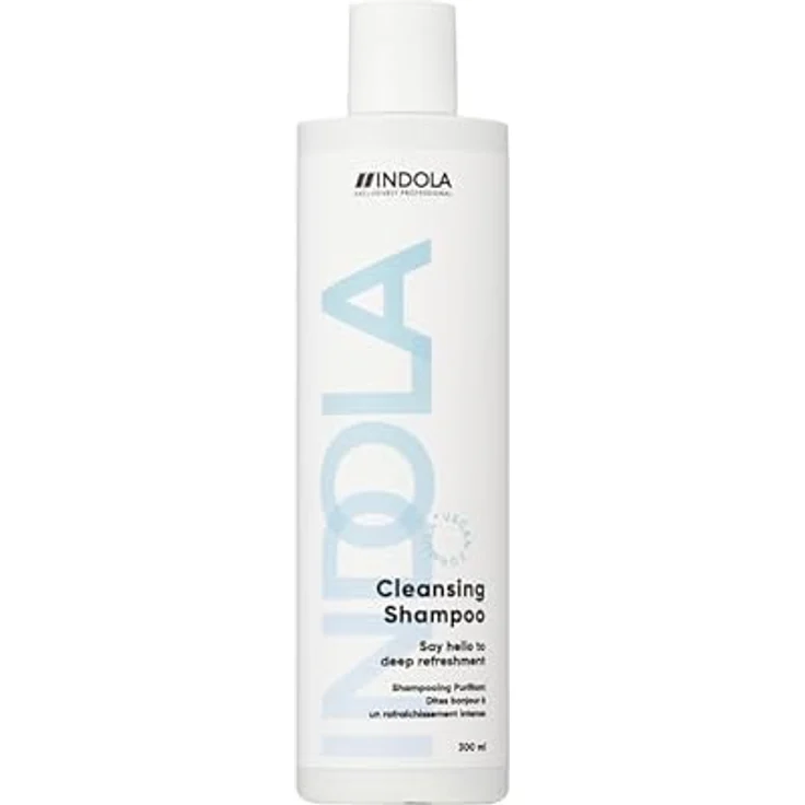 Indola Care & Style Cleansing Shampoo, 300 ml, mit Eukalyptus-Extrakt für gründliche Reinigung und revitalisierte Kopfhaut – Bild 1