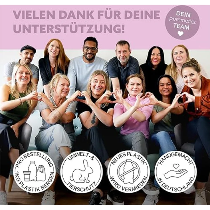 puremetics 3in1 Dusch-Fluff für Kinder, veganes Duschgel und Seife mit fruchtigem Kaugummi-Duft, 200 g – Bild 7