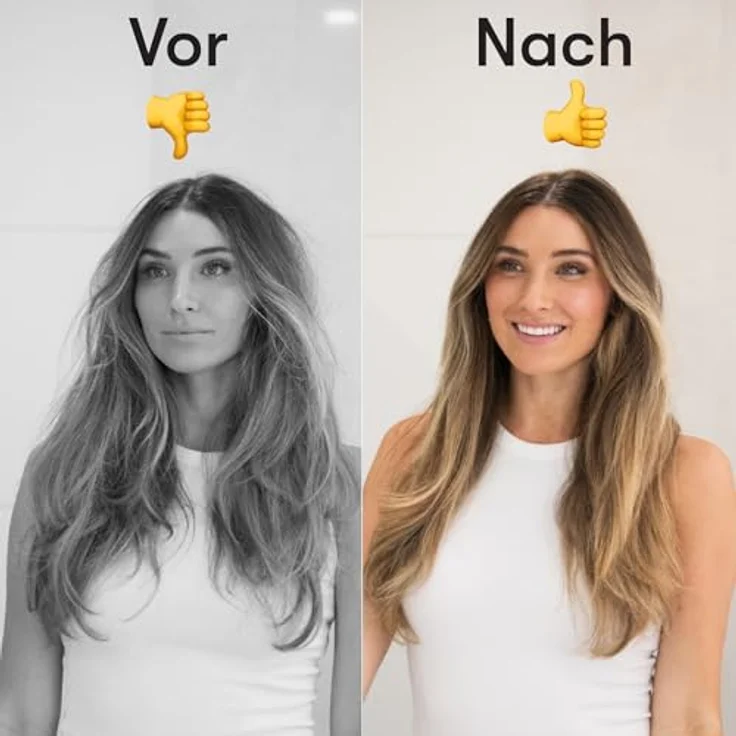 FRAMAR Entwirrbürste, Kariert Rosa, Haarbürste ohne Ziepen für alle Haartypen, zeitsparend und schmerzfrei – Bild 4