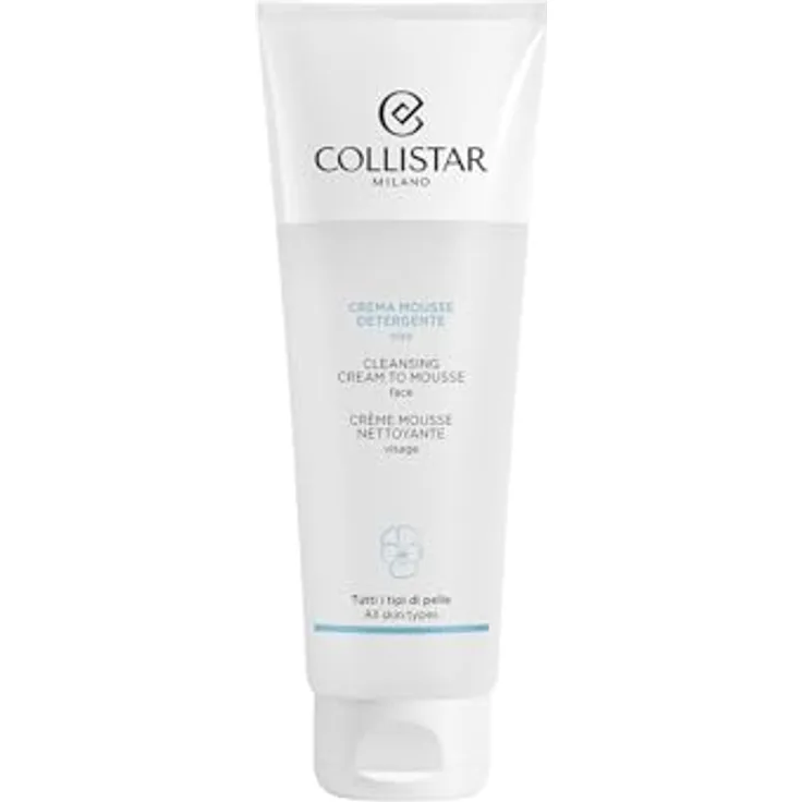 Collistar Crema Mousse Detergente, Reinigungsmousse für Gesichtsreinigung, 150 ml