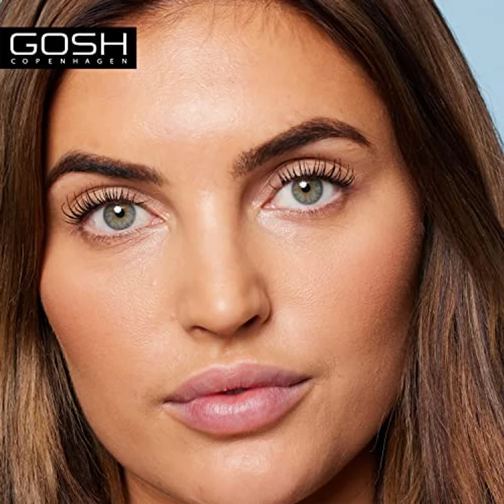 GOSH Just Click It Waterproof Mascara 001, voluminöse und wasserfeste Mascara in Schwarz, 10ml – Bild 5