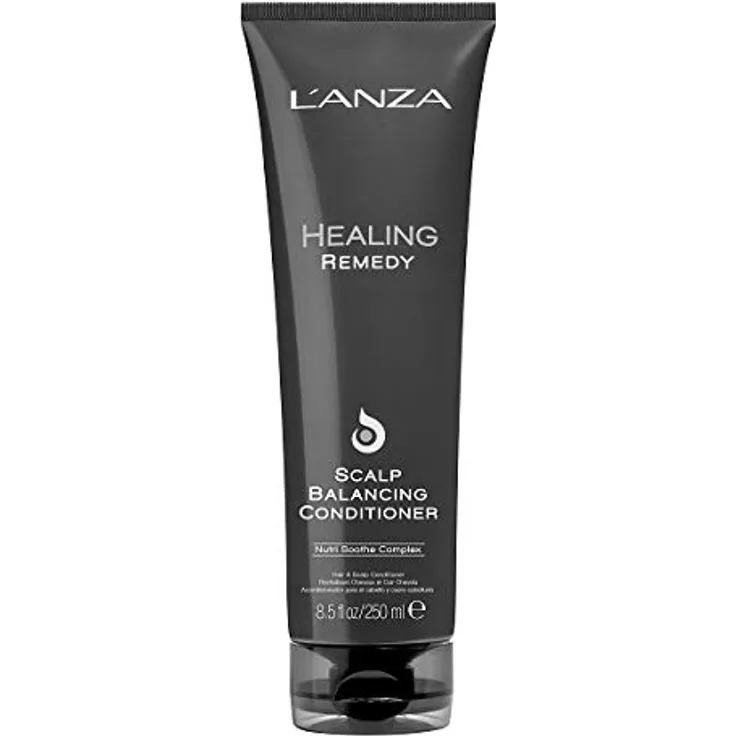 L'ANZA Heilmittel Ausgleichender Conditioner (250 ml), Wellness für Haar & Kopfhaut, Reduziert Fettigkeit & Übermäßigen Talg, Lanza Conditioner mit Papaya-Extrakt, Sulfatfrei, Parabenfrei, Glutenfrei