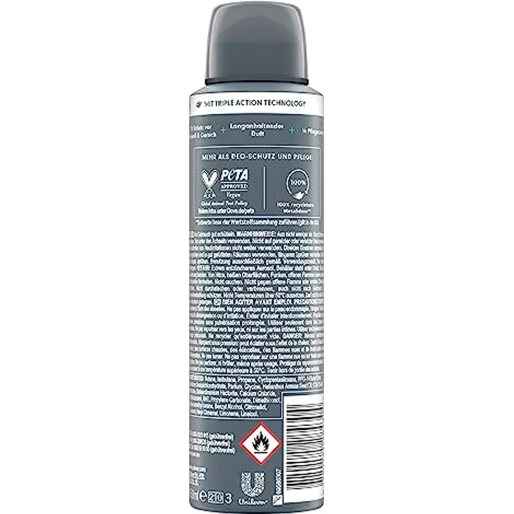 Dove Men plus Care advanced Anti-Transpirant Clean Comfort schützt 72 Stunden vor Körpergeruch und Schweiß 150 ml 6 Stück – Bild 3