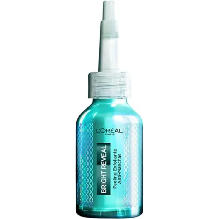 L'Oréal Paris Bright Reveal Peeling gegen Flecken, für alle Hauttypen, mit Niacinamid und 25% AHA + BHA + PHA, 25 ml