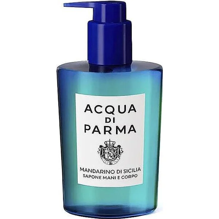 Acqua Di Parma Mandarino di Sicilia, Handseife (Flüssigseife, 300 ml) mit erfrischenden Zitrusnoten, pflegt und reinigt sanft