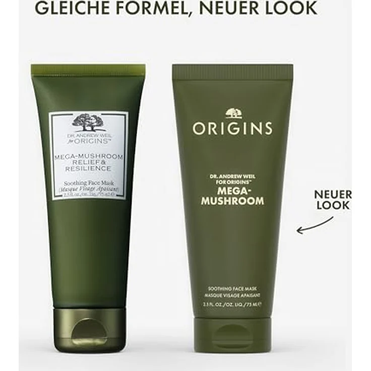 Origins Gesichtspflege Masken Dr. Andrew Weil For Origins Mega-Mushroom Soothing Face Mask 75 ml – Bild 3
