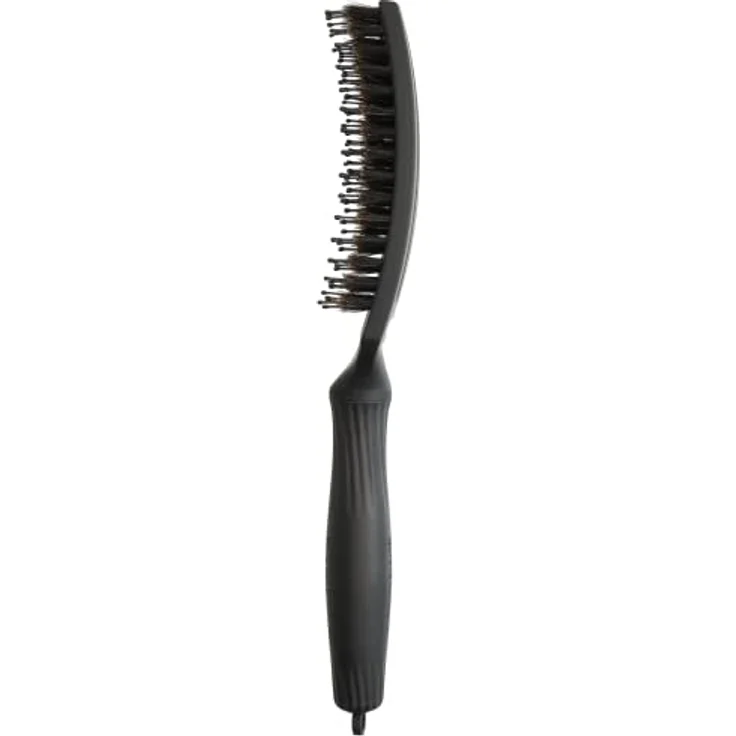 Olivia Garden - Fingerbrush Care Iconic Boar & Nylon Full Black HairBrush - Medium – Bild 2