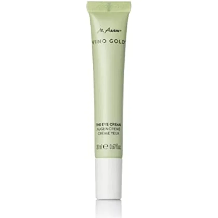 M. Asam VINO GOLD Augencreme (20 ml) – Parfümfreie Augenpflege gegen Augenschatten & Für eine geglättete, gestraffte & regenerierte Augenpartie, reduziert die Faltentiefe, Augenpflege mit Hyaluron – Bild 1