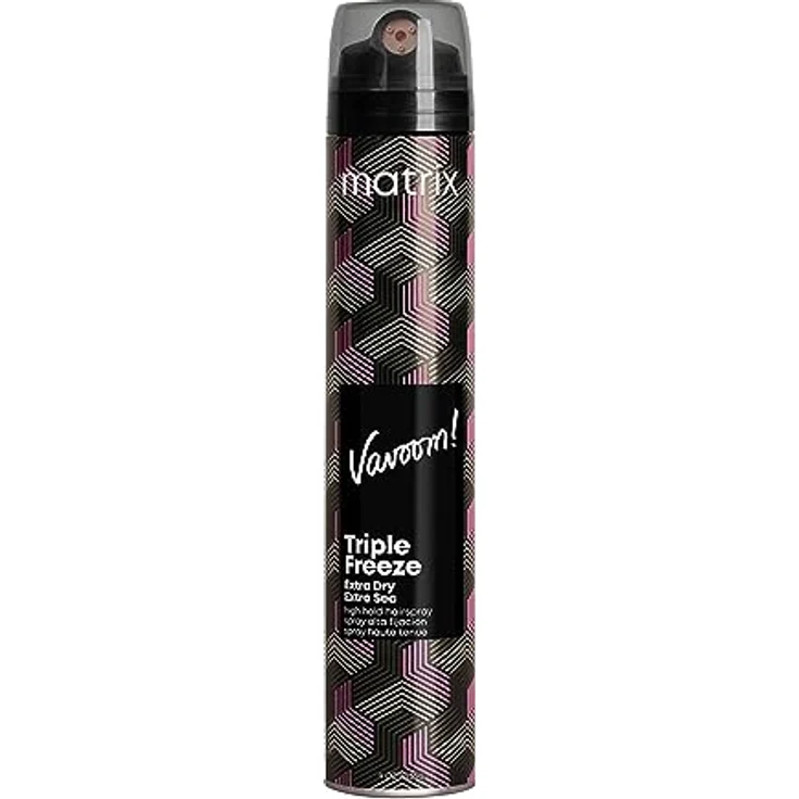 Matrix Ultratrockenes Haarspray, Starker Halt, Extra feine Verteilung, Für alle Haartypen, Vavoom Triple Freeze Extra Dry Spray, 1 x 300 ml – Bild 1