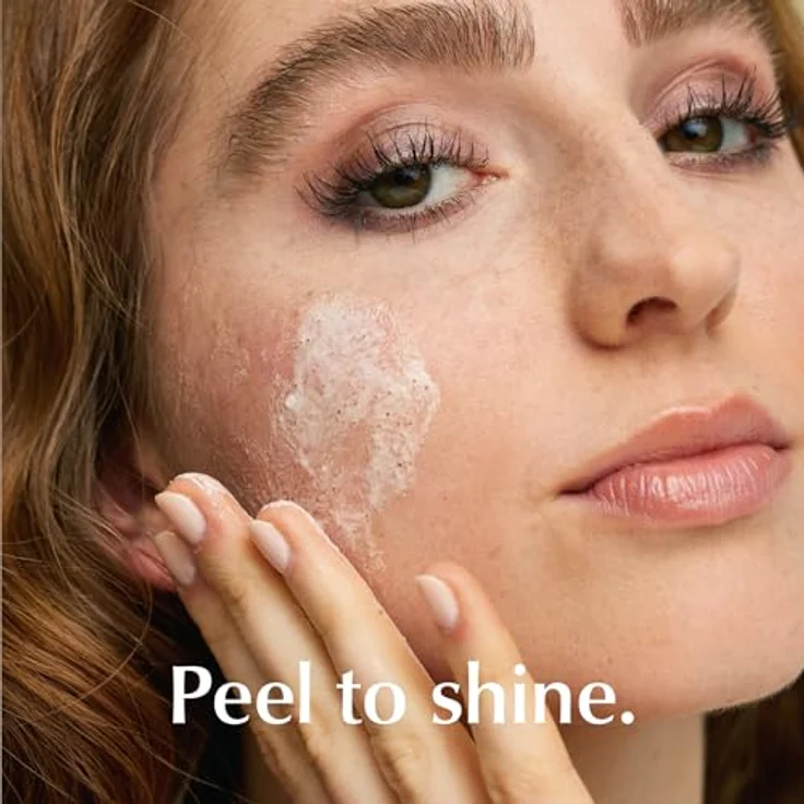 Hej Organic Naked Enzyme Peeling Powder, Gesichtspeeling für Damen mit Bio-Aprikosenkern und Azelainsäure, 30 g – Bild 5