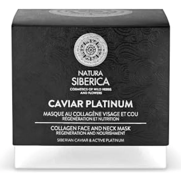 Natura Siberica Caviar Platinum Collagen Gesichts- und Halsmaske, 50 ml, hochqualitative Kosmetik für zusätzliche Komfort und Langlebigkeit – Bild 2