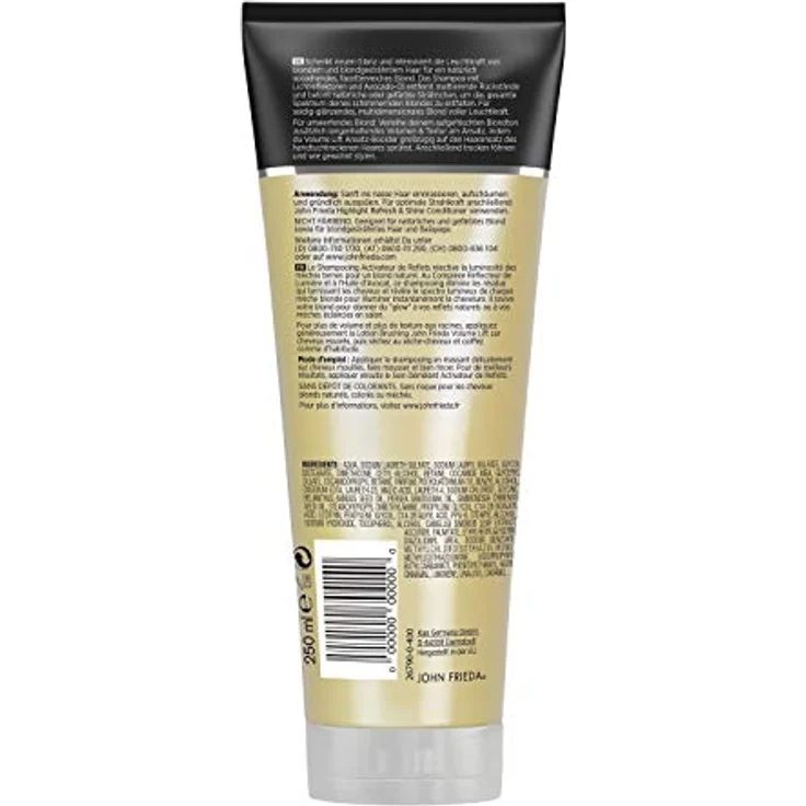John Frieda Highlight Refresh & Shine Shampoo - 250 ml - Für strahlendes Blond & intensive Leuchtkraft – Bild 2
