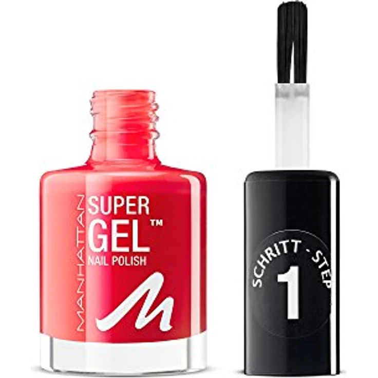 Manhattan Super-Gel-Nagellack - Farbe Devious Red 625, (12 ml) – Bild 1