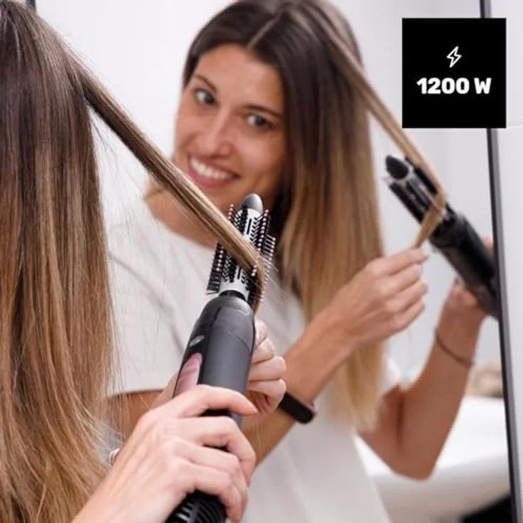 Taurus Haarformer Model Air, Föhn mit 1200 W, 3 Temperatureinstellungen und 3 Aufsätzen, inklusive Aufbewahrungstasche – Bild 2