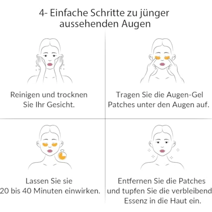 Mizon Original Skin Energy Collagen, Augenpflege Gel mit Meerescollagen, 60 ml, revitalisierend gegen Falten und dunkle Augenringe – Bild 6