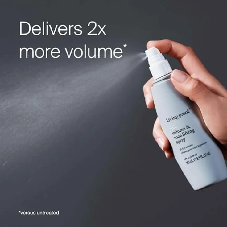 Living Proof Full Volume & Root-Lifting Spray | Unsichtbares Volumenspray für volles, glänzendes Haar | Hitzeschutz und langanhaltender Halt | Cruelty Free, ohne Silikone, Parabene, Sulfate | 163ml – Bild 4