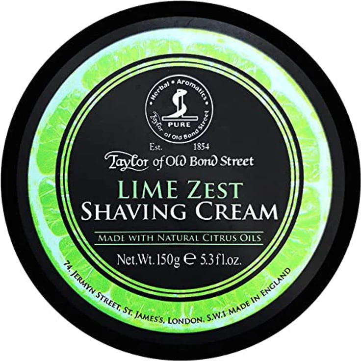 Taylor of Old Bond Street Taylor of Old Bond Street Lime Zest Rasierseife Tiegel 150 g – Bild 2