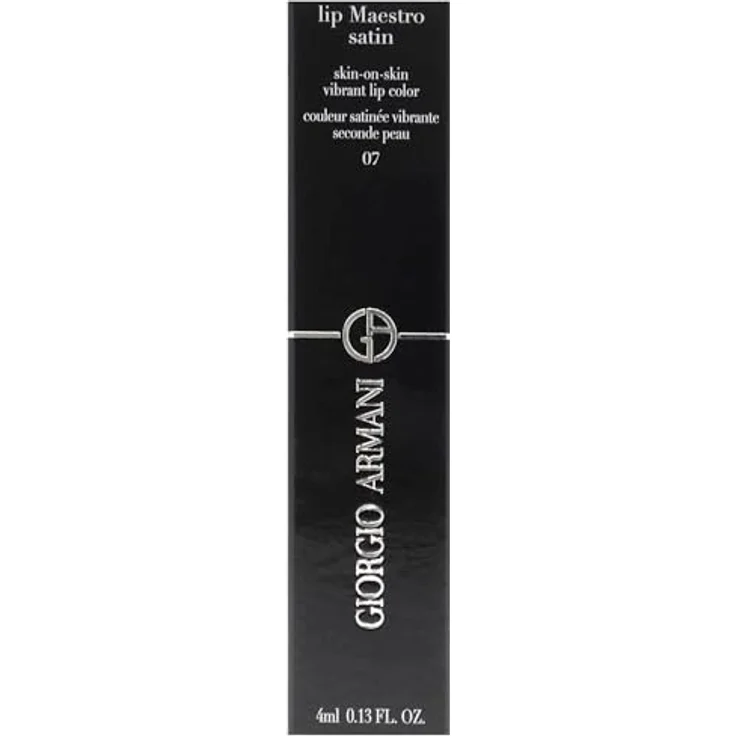 GIORGIO ARMANI Lip Maestro Satin Nr.07 Opening Night, 4 ml - Langanhaltender, flüssiger Lippenstift, verfeinert, weiche & glatte Lippen – Bild 5