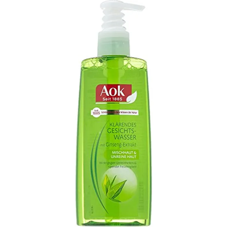 Aok Klärendes Gesichtswasser mit Ginseng-Extrakt, 200 ml