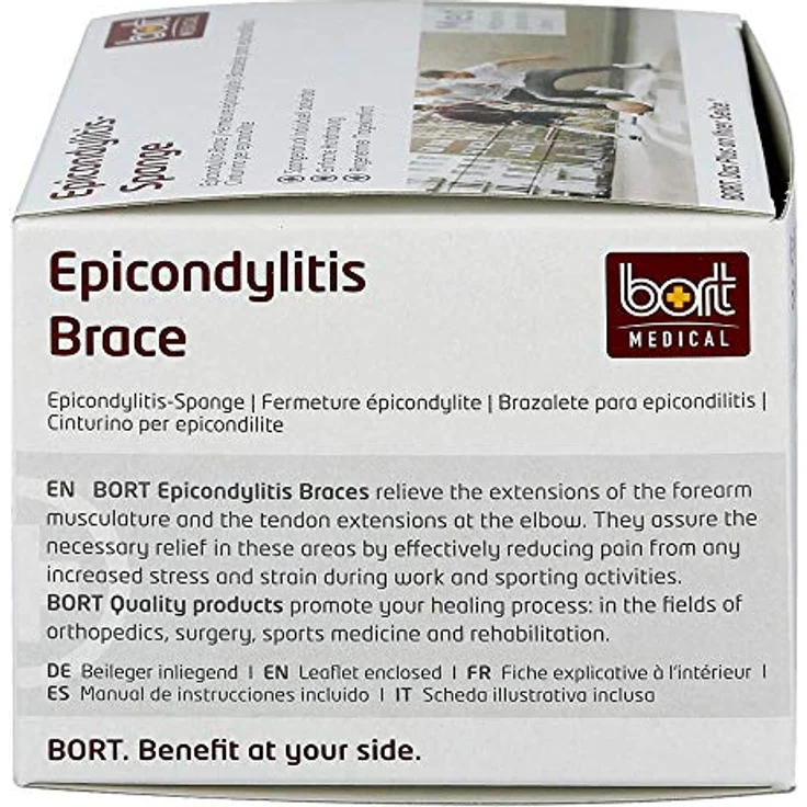 Bort Stabilo Epicondylitis Spange Gr.5 grau 1 Stück – Bild 2