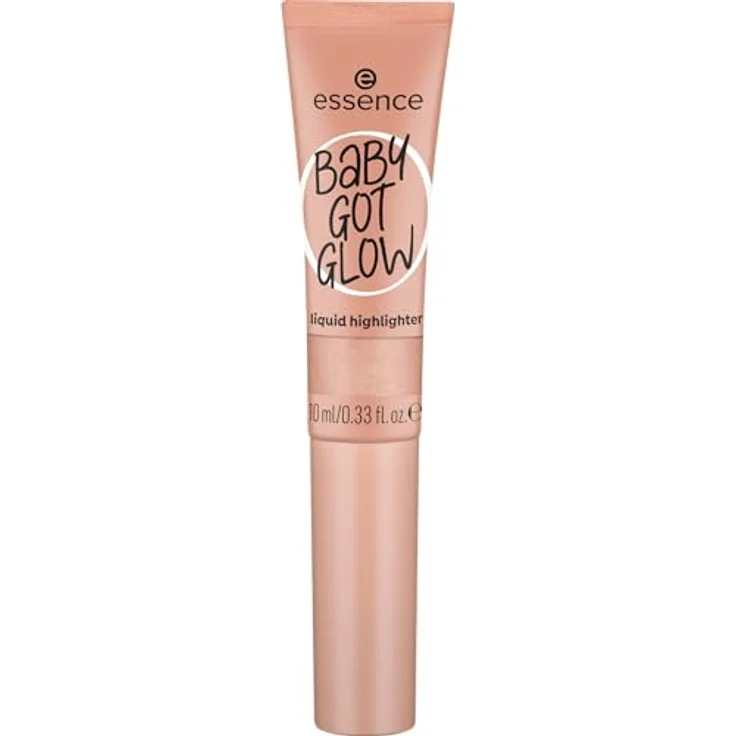 essence cosmetics BABY GOT GLOW liquid highlighter, Nr. 30 Gold, definierend, Expressergebnis, glänzend, vegan, ölfrei, ohne Parabene, ohne Mikroplastikpartikel 10ml – Bild 2