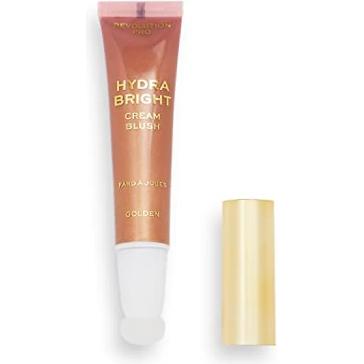 Revolution Pro, Hydra Bright Cream Blusher, mit Hyaluronsäure und Vitamin E, taufrisches Finish, leichte Formel, Golden, 12ml – Bild 2
