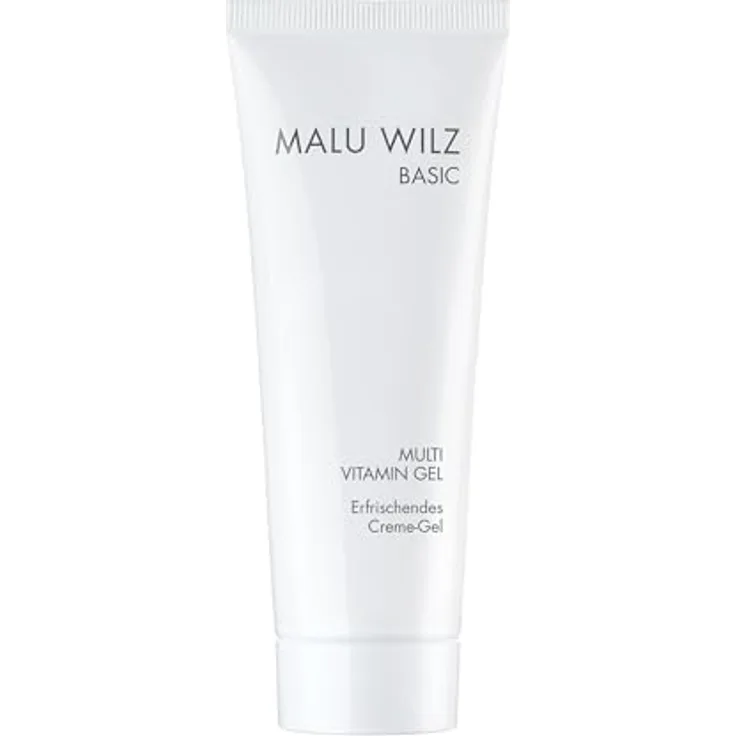 Malu Wilz Basic Multi Vitamin Gel 75 ml, vitalisierende Gesichtscreme mit Hyaluronsäure und Vitaminen für intensive Feuchtigkeit und Hautschutz